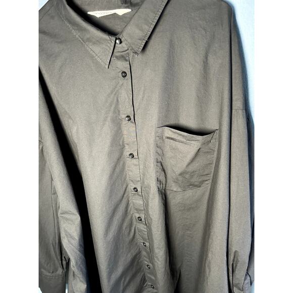 STUDIO UNTOLD WOMEN BLACK Oversized Collared Shirt Dress SIZE 28/30 4XL-5XL - Picture 6 of 15